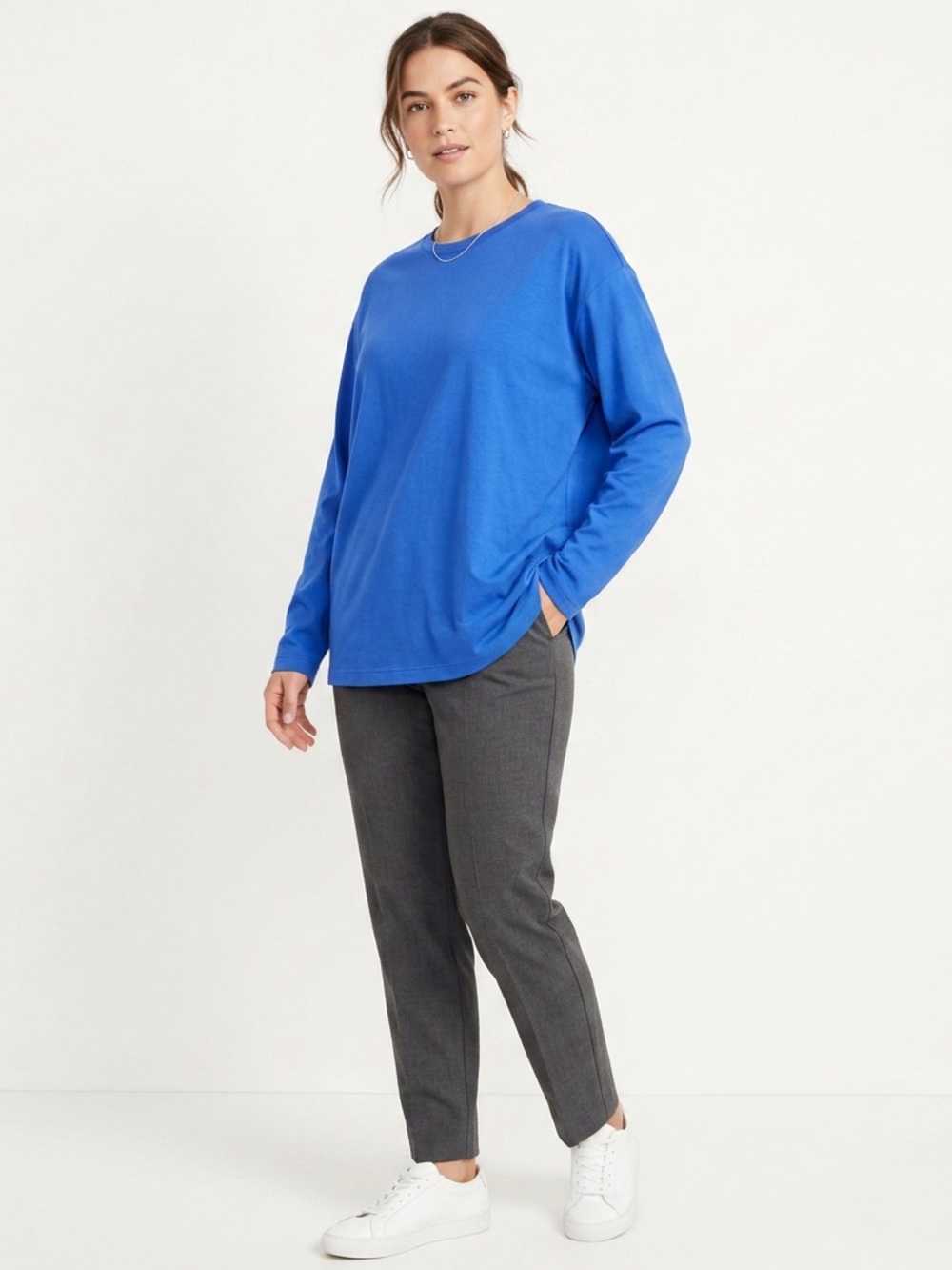 NWOT | American Apparel | Long Sleeve T-shirt | Blue | 2XL